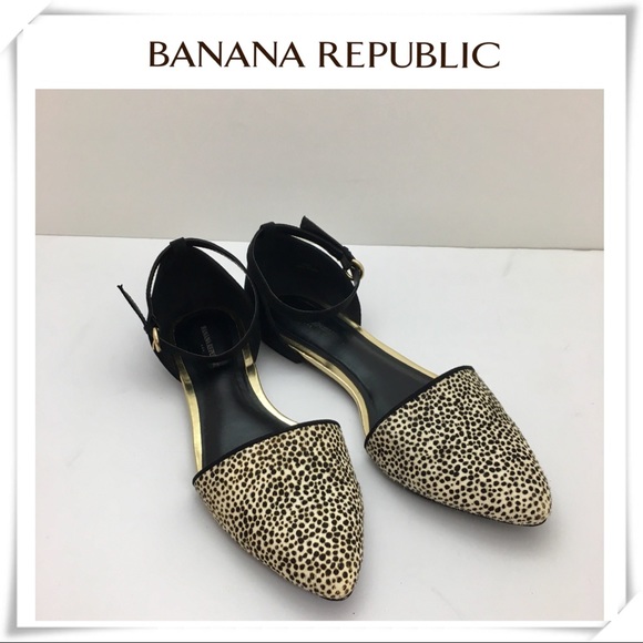 Banana Republic Shoes - Banana republic Animal Print Ankle Strap